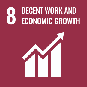 (8) Trabalho digno e crescimento económico.