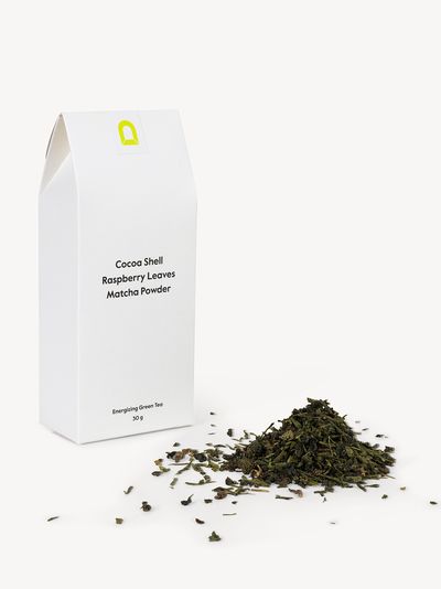 Awake Tea - Cocoa Shell, Raspberry Leaves and Matcha Powder